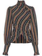 Beaufille Kahlo High Neck Blouse - Green