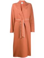 Forte Forte Tie Waist Coat - Orange