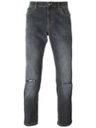 Versace Collection Skinny Jeans, Men's, Size: 28, Grey, Cotton/polyester/spandex/elastane