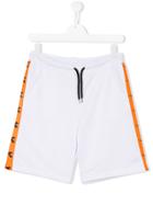 Diadora Junior Teen Side Band Track Shorts - White