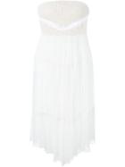 Jay Ahr Strapless Midi Dress