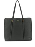 Polo Ralph Lauren Pebbled Texture Tote - Black
