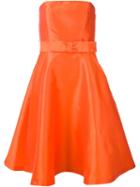 P.a.r.o.s.h. Flared Dress, Women's, Size: Xl, Yellow/orange, Silk/polyester/acetate/viscose