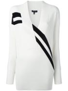Rag & Bone Contrast Sweatshirt, Women's, Size: Xs, White, Merino