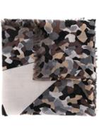 Fendi - Camouflage Bag Bugs Scarf - Men - Silk/wool - One Size, Nude/neutrals, Silk/wool