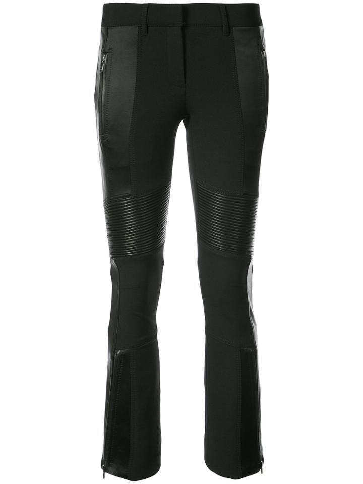 Barbara Bui Ribbed Detail Trousers - Black