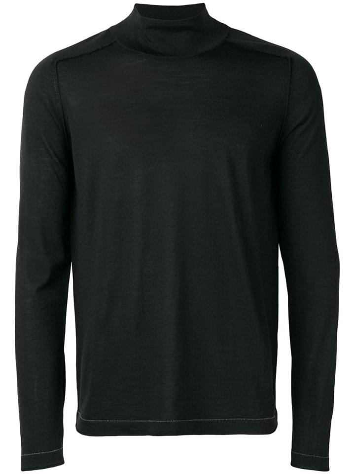 Roberto Collina Turtle Neck Sweater - Black