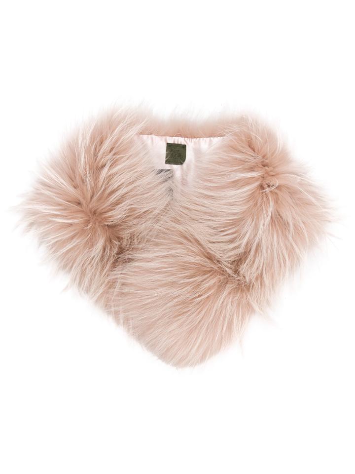 Mr & Mrs Italy Attachable Fur Trim - Pink & Purple