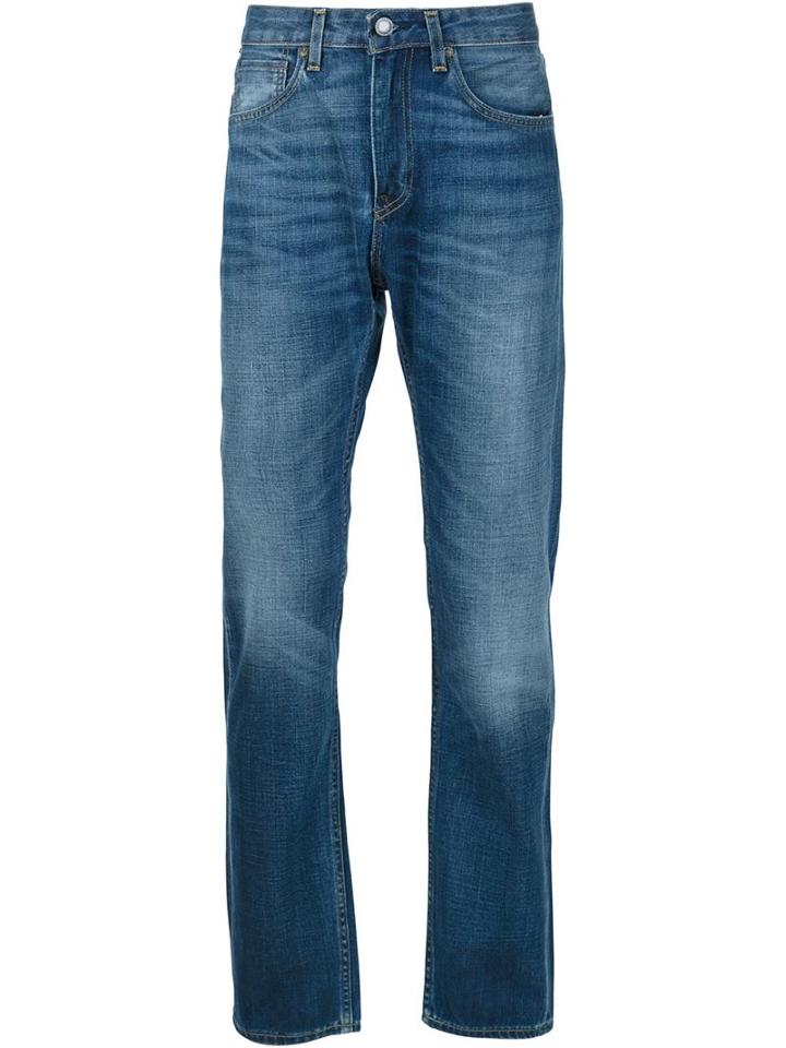 Levi S: Made & Crafted Straight Leg Jeans, Men's, Size: 31/32, Blue, Cotton