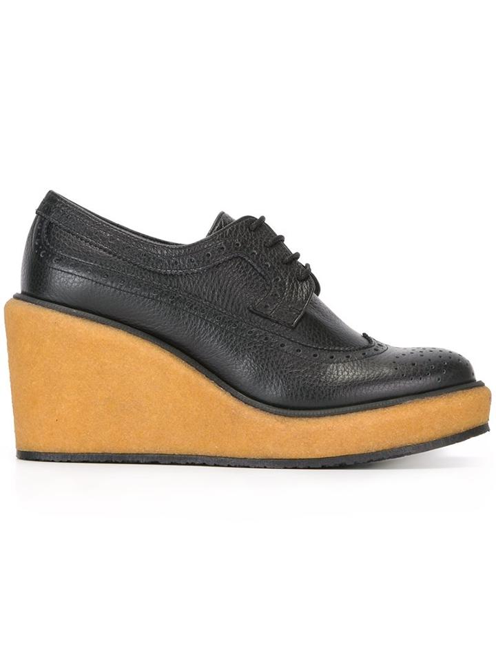Paloma Barceló Wedge Brogue Shoes