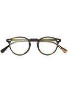 Oliver Peoples 'gregory Peck' Glasses - Nude & Neutrals