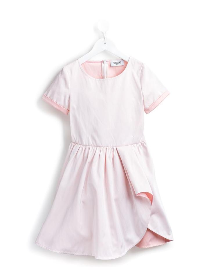 Moschino Kids Ruffled Hem Dress, Girl's, Size: 10 Yrs, Pink/purple