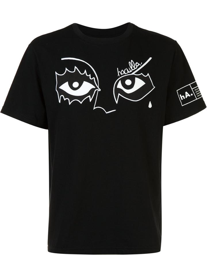 Haculla Eye Print T-shirt - Black