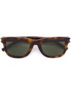 Saint Laurent 'classic 51' Sunglasses, Adult Unisex, Brown, Acetate