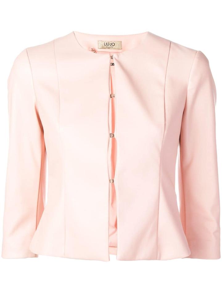 Liu Jo Short Fitted Jacket - Pink