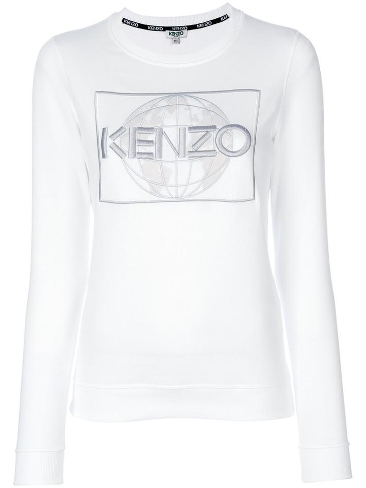 Kenzo - Branded Sweater - Women - Cotton/polyester - S, White, Cotton/polyester