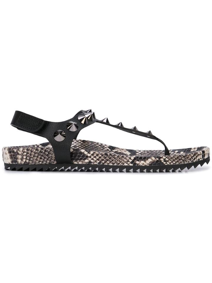 Pedro Garcia Athenapy Sandals - Black