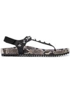 Pedro Garcia Athenapy Sandals - Black