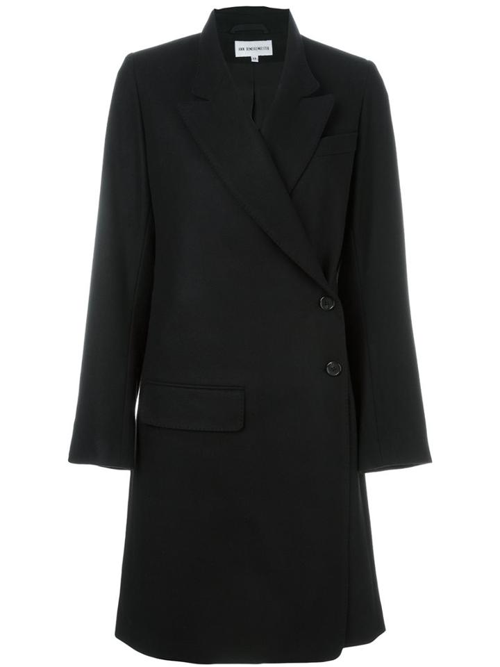 Ann Demeulemeester Blanche Peaked Lapels Coat