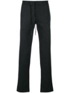 Maison Margiela - Casual Tailored Trousers - Men - Cotton/leather/virgin Wool - 52, Grey, Cotton/leather/virgin Wool