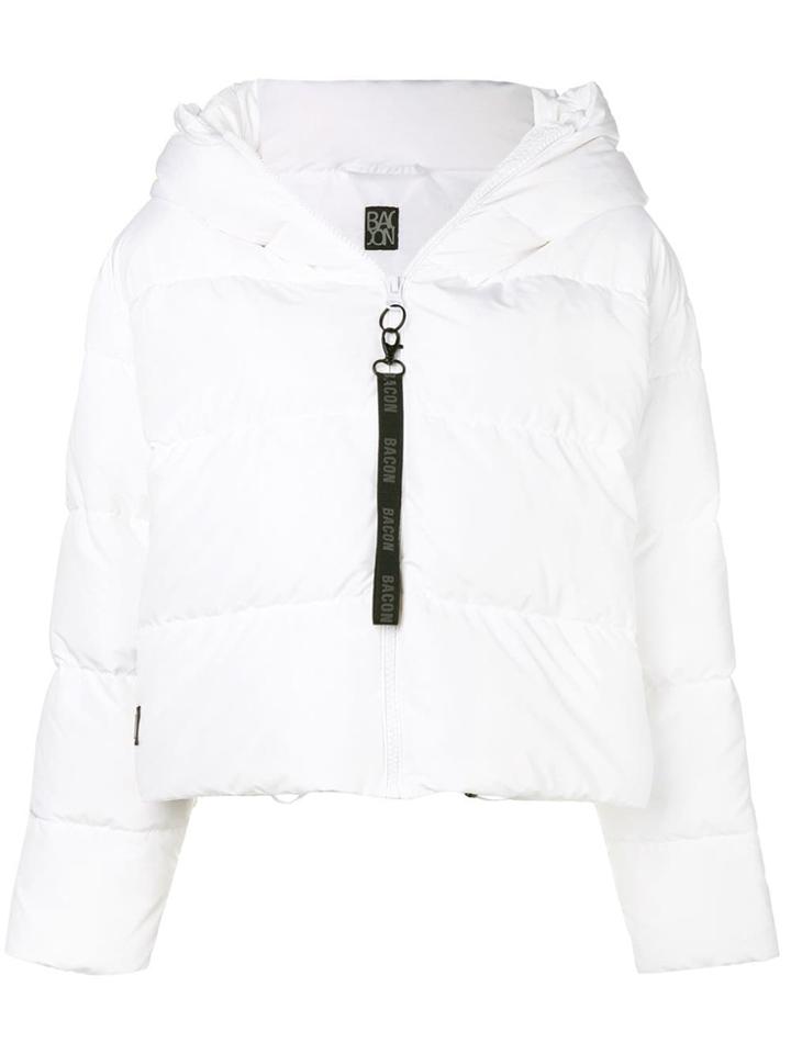 Bacon Padded Cropped Jacket - White