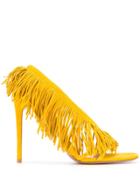 Aquazzura Wild Fringe 105 Sandals - Yellow