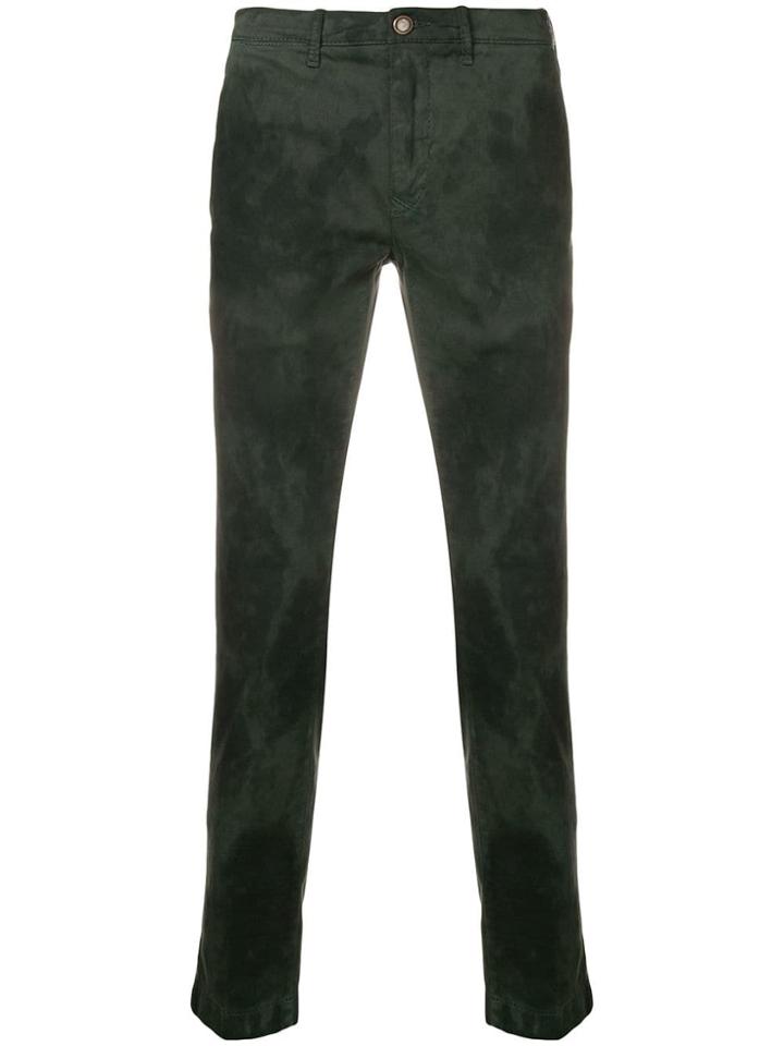 Jacob Cohen Academy Tie-dye Skinny Trousers - Green