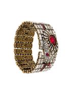 Gucci Encrusted Snake Bracelet - Gold