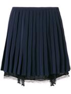 Versace Pleated Skirt - Blue