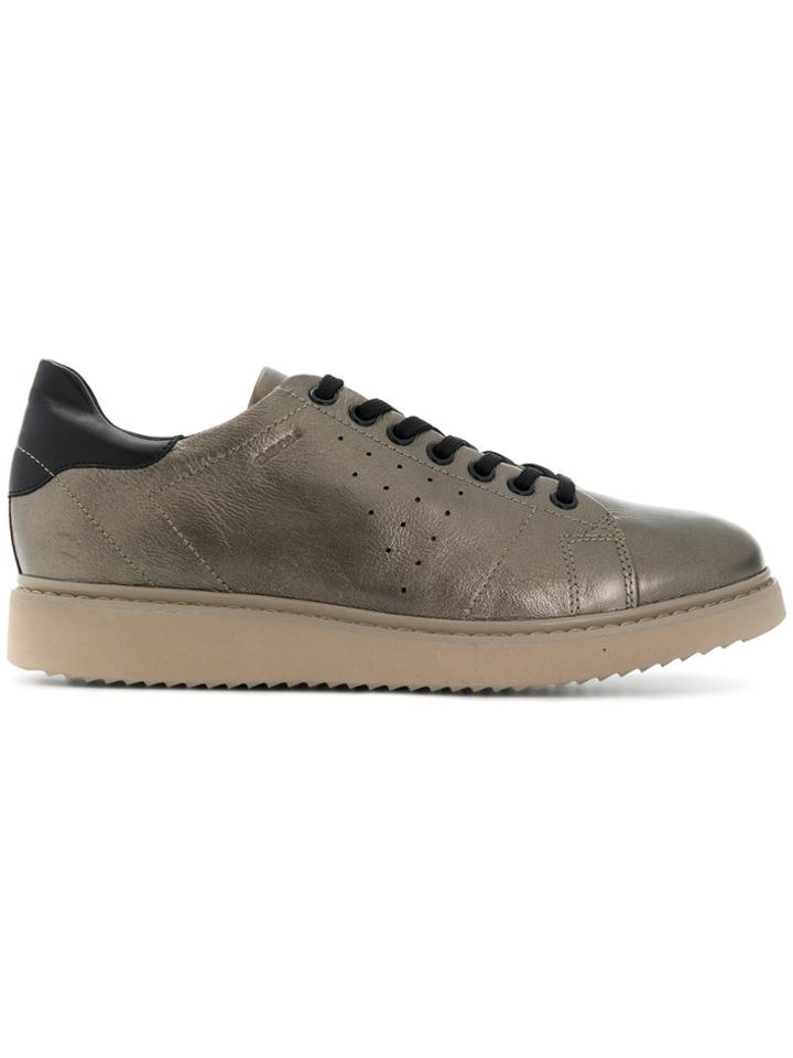Geox Lace-up Sneakers - Metallic