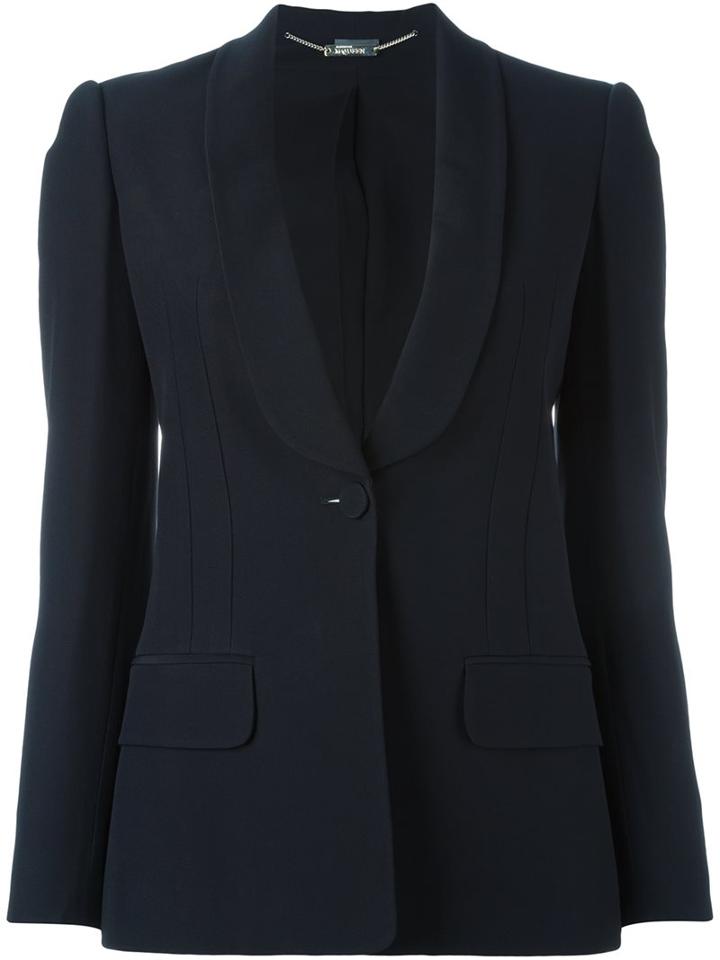 Alexander Mcqueen Shawl Lapel Blazer
