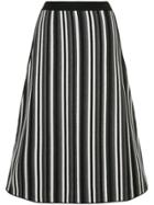 Antonio Marras Knitted Stripe Skirt - Black
