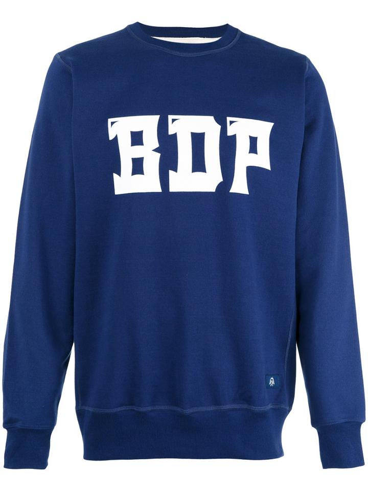 Bleu De Paname Logo Print Sweatshirt, Men's, Size: Xl, Blue, Cotton