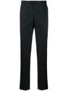 Etro Creased Straight Leg Trousers - Blue