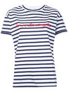 Être Cécile - Striped T-shirt - Women - Cotton - Xs, Women's, White, Cotton