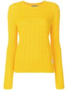 Calvin Klein Jeans Cable Knit Jumper - Yellow & Orange