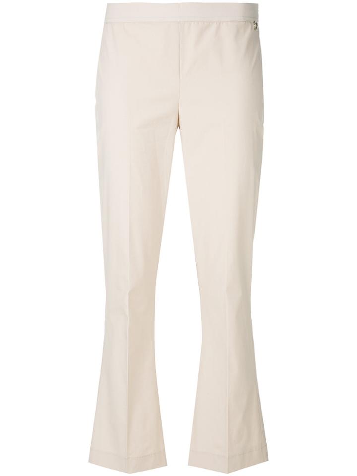 Twin-set Flared Cropped Trousers - Brown