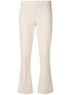 Twin-set Flared Cropped Trousers - Brown