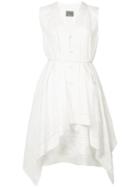 Maiyet - Button Front Dress - Women - Silk/cotton - 0, White, Silk/cotton