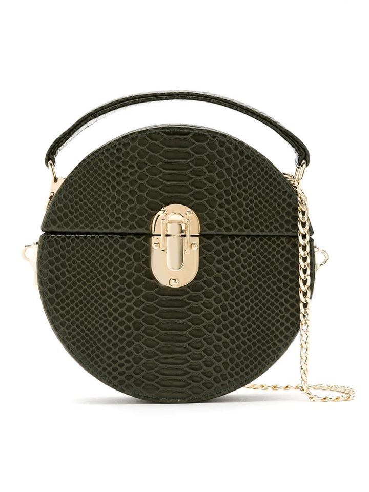 Isla Textured Clutch - Green