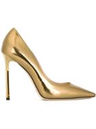 Jimmy Choo Romy Pumps, Women's, Size: 36.5, Brown, Leather