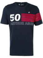Le Coq Sportif Striped Detail T-shirt - Blue