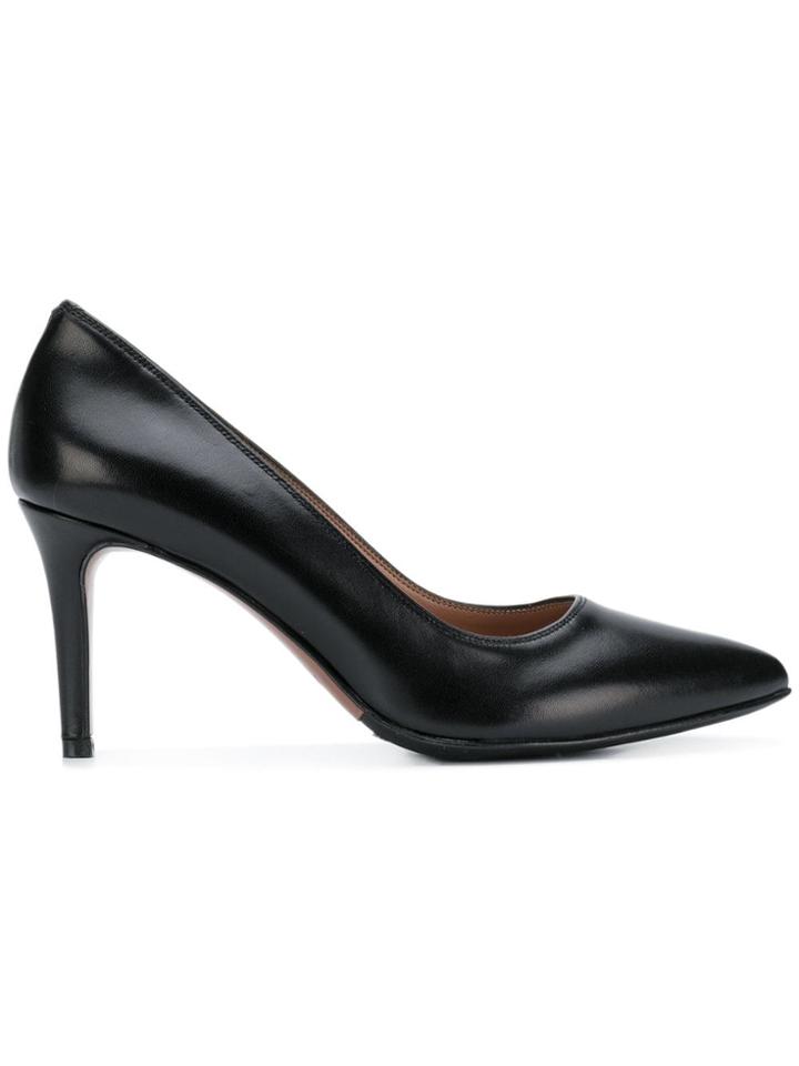 Albano Pointed Toe Pumps - Black
