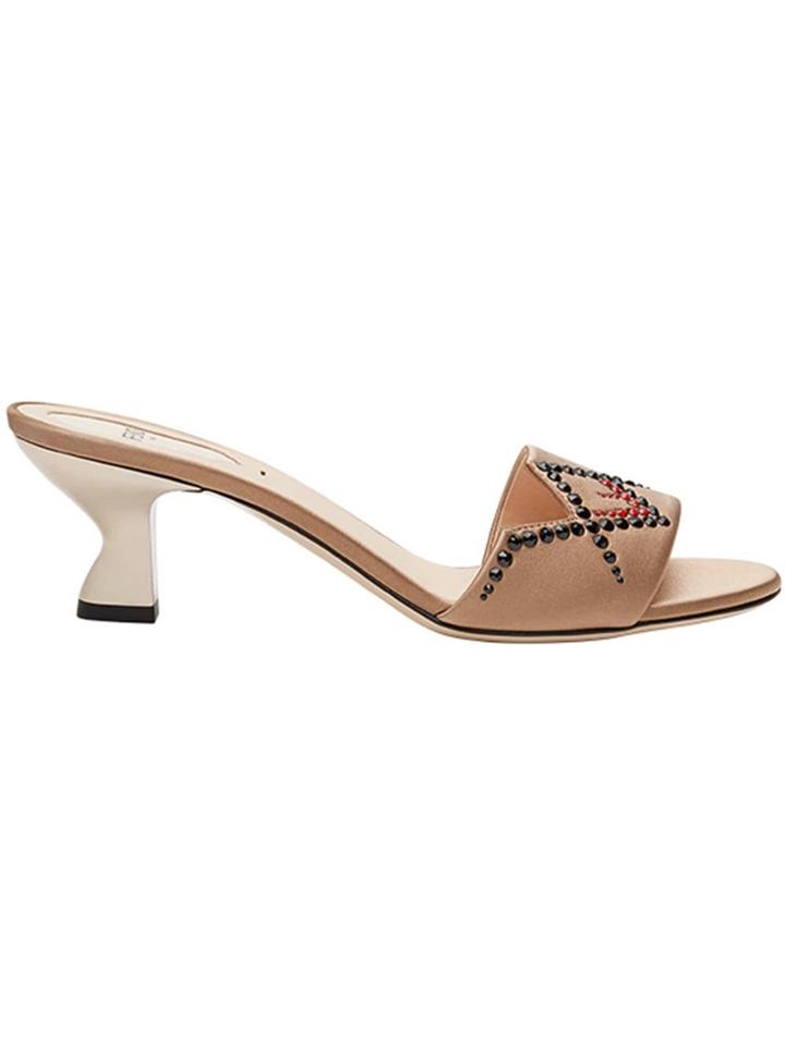 Fendi Sabot Mules - Neutrals