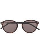 Dior Eyewear Technicity7f Tortoiseshell Sunglasses - Black