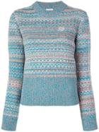 Loewe Ribbed Jumper - Blue