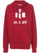 Isabel Marant Étoile - Logo Hoodie - Women - Cotton/polyester - 36, Red, Cotton/polyester