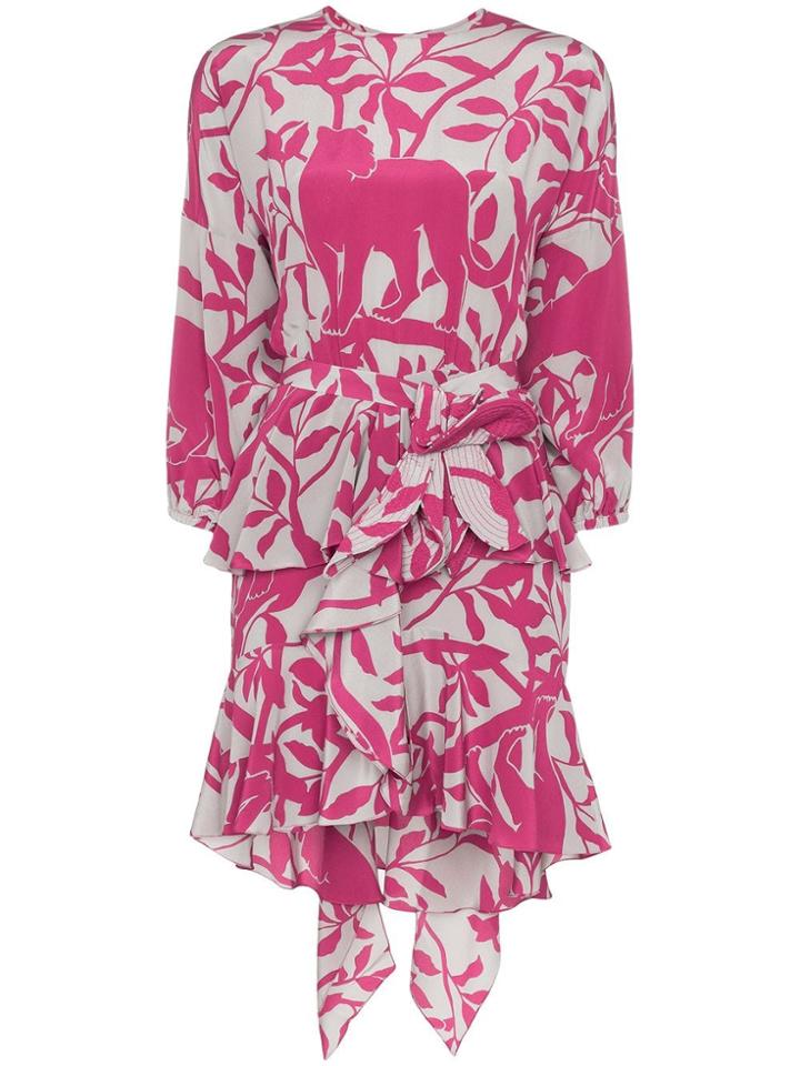 Johanna Ortiz Lady Marmalade Floral Print Dress - Pink