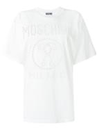 Moschino Perforated Logo T-shirt - White