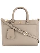 Tory Burch Robinson Small Double-zip Tote - Brown